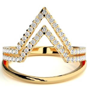 Gold Crown of the Queen Cocktail Ring